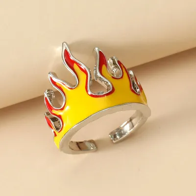Unique Flame Shape Design Ring