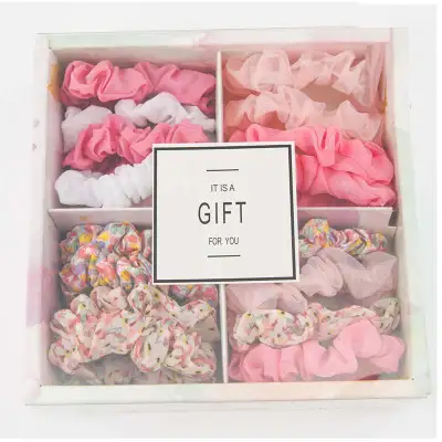 18pcs/set Sweet Simple Elastic Fabric Hair Bands