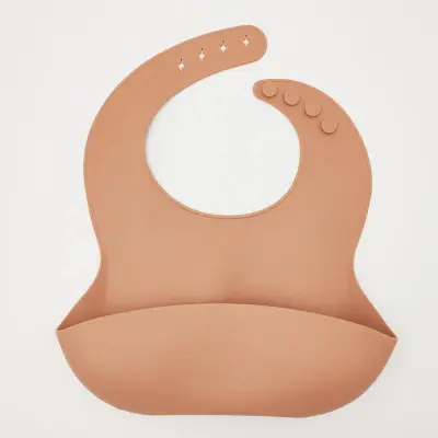 Baby Anti-dirty Waterproof Silica Gel Bibs for Unisex Kids