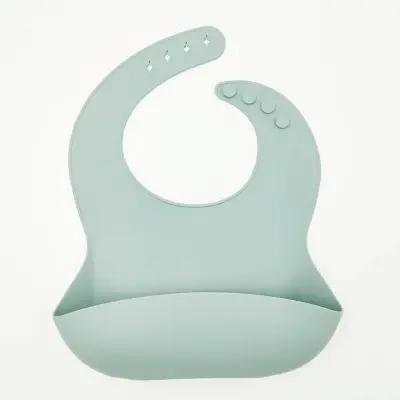 Baby Anti-dirty Waterproof Silica Gel Bibs for Unisex Kids
