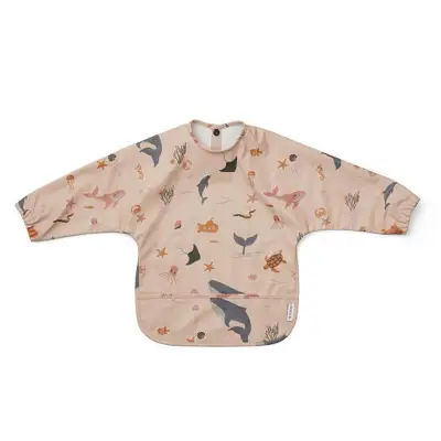 Baby Cartoon Anti-dirty Waterproof Recycled Polyester Clothes Bib Unisex