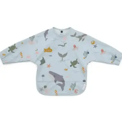 Baby Cartoon Anti-dirty Waterproof Recycled Polyester Clothes Bib Unisex