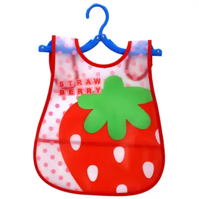 Baby Cartoon Animal Pattern Waterproof EVA Bib for Kids