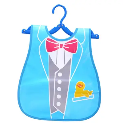 Baby Cartoon Animal Pattern Waterproof EVA Bib for Kids