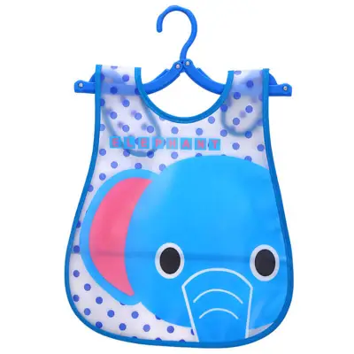 Baby Cartoon Animal Pattern Waterproof EVA Bib for Kids