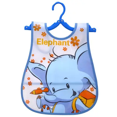 Baby Cartoon Animal Pattern Waterproof EVA Bib for Kids