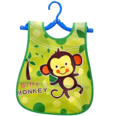 Baby Cartoon Animal Pattern Waterproof EVA Bib for Kids