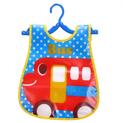 Baby Cartoon Animal Pattern Waterproof EVA Bib for Kids