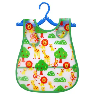 Baby Cartoon Animal Pattern Waterproof EVA Bib for Kids