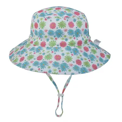 Kids Fashion Cartoon Pattern Cotton Bucket Hat Sun Protection
