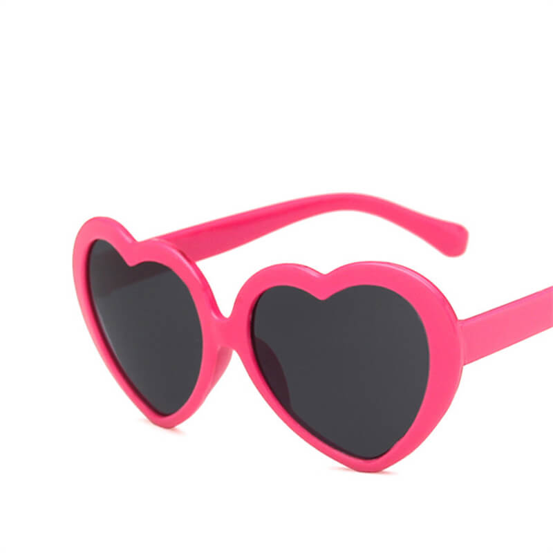 Wholesale Kids Cute Heart Shape Frame Sunglasses