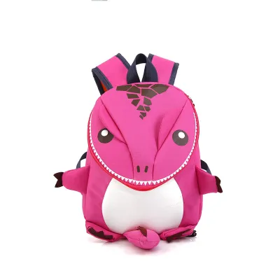 Children Cartoon 3D Dinosaur Backpack Unisex Toddler Oxford Cloth School Bag