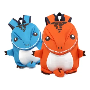 Children Cartoon 3D Dinosaur Backpack Unisex Toddler Oxford Cloth School Bag