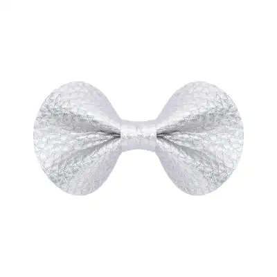 Girls Simple Solid Color Butterfly Bowknot Fabric Bobby Pin Hair Clip
