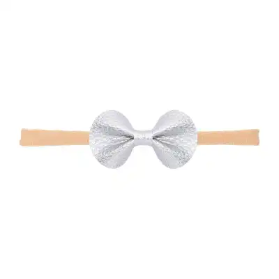 Girls Simple Solid Color Butterfly Bowknot Shaped Headband Hair Accessories