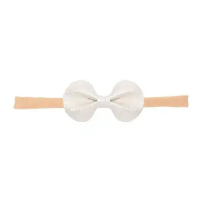 Girls Simple Solid Color Butterfly Bowknot Shaped Headband Hair Accessories