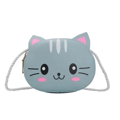 Girls Cute Animal Shaped Crossbody Bags for Toddler PU Leather Zipper Closure