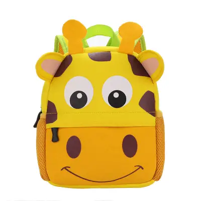 Kids Cartoon Animals Shape Waterproof Kindergarten Backpack Unisex Toddler Small 20L