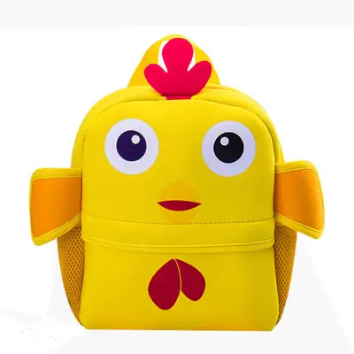 Kids Cartoon Animals Shape Waterproof Kindergarten Backpack Unisex Toddler Small 20L