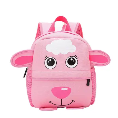 Kids Cartoon Animals Shape Waterproof Kindergarten Backpack Unisex Toddler Small 20L