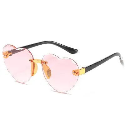 Girl Fashion Heart Shape Sunglasses Kids PC Frame New Style