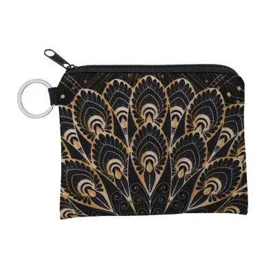 Girls Retro Flower Print Zipper Coin Purse