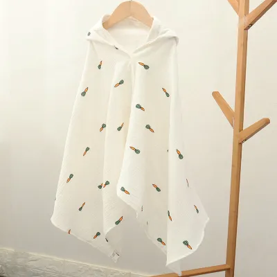 Babys Cute Cartoon Pattern Swaddle Wrap Cotton Newborn Blanket