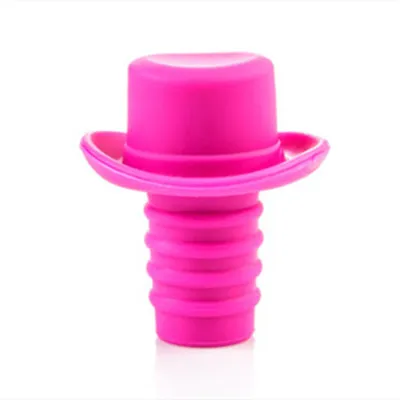 Little Red Riding Hood Silicone Vacuum Bottle Wine Stopper for Home Kitchen