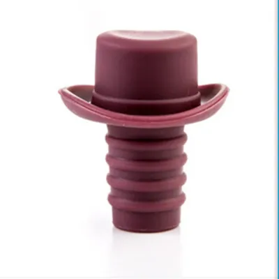 Little Red Riding Hood Silicone Vacuum Bottle Wine Stopper for Home Kitchen