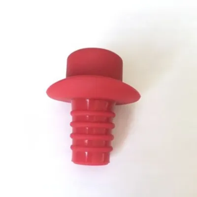 Little Red Riding Hood Silicone Vacuum Bottle Wine Stopper for Home Kitchen