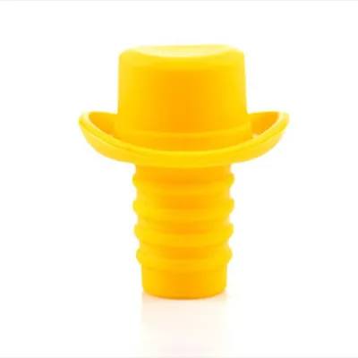Little Red Riding Hood Silicone Vacuum Bottle Wine Stopper for Home Kitchen