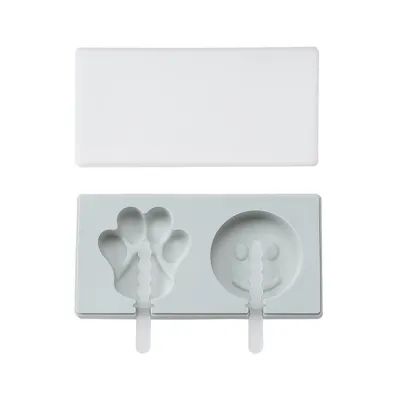 Homemade Ice Cream Stick Ice Silicone Mold Cartoon Simple Style for Home Kitchen