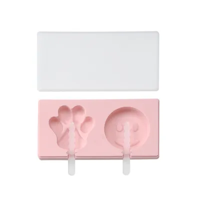 Homemade Ice Cream Stick Ice Silicone Mold Cartoon Simple Style for Home Kitchen
