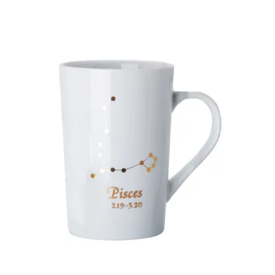 Ceramic Coffee Cup with Lid and Spoon Set for Home Kitchen