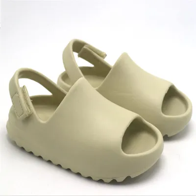 Kids Fashion Solid Color Foam Soft EVA Sandals Open Toe Unisex