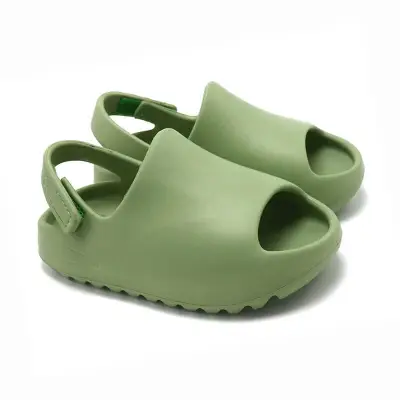 Kids Fashion Solid Color Foam Soft EVA Sandals Open Toe Unisex