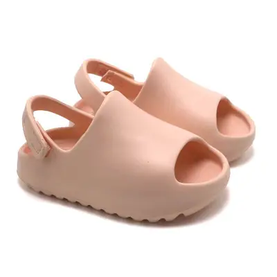 Kids Fashion Solid Color Foam Soft EVA Sandals Open Toe Unisex