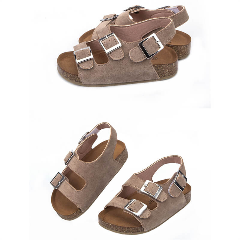 Wholesale Boys Unique Metal Buckle Design Sandals