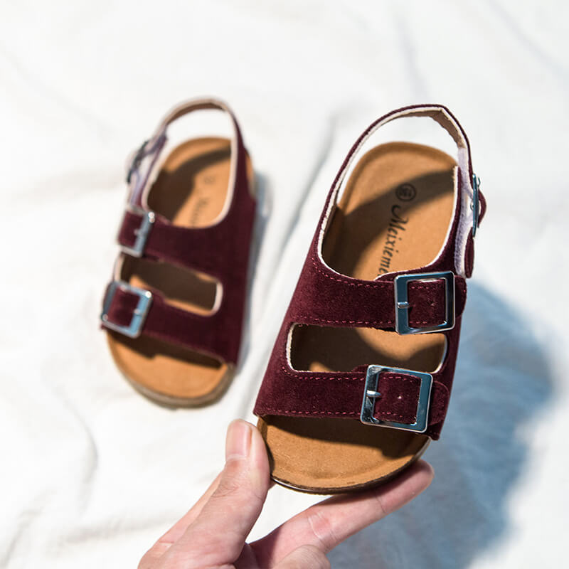 Buckle Sandal, Croc-Embossed – BOYY – IL