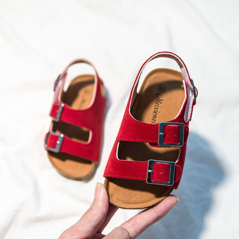 MEDI WESTERN BUCKLE SANDALS