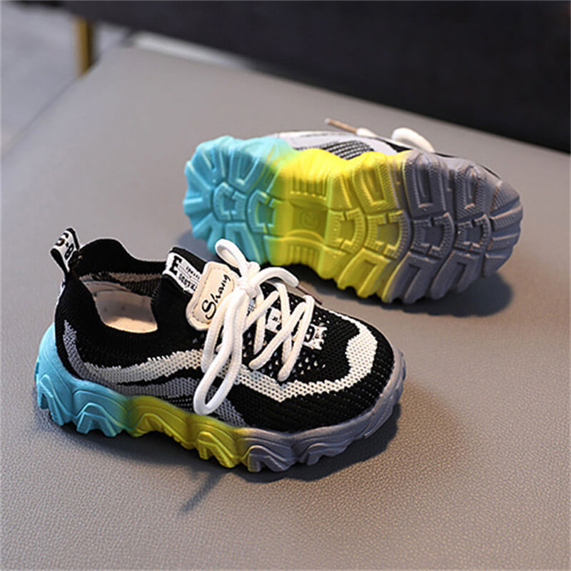 【COLOR iN ID】Mulia Soft Sneakers Wholesale Kids Fashion Multicolor Rubber Sole Sneakers