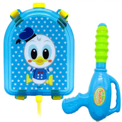 Child Summer Backpack Water Gun Toy Outdoor Water Blaster for Kids