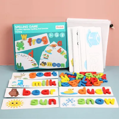 English Alphanumeric Recognition Preschool Educational Wooden Toys