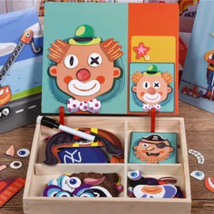 Multi-spec Baby Early Education Magnetic Wooden Puzzle Kids Toys