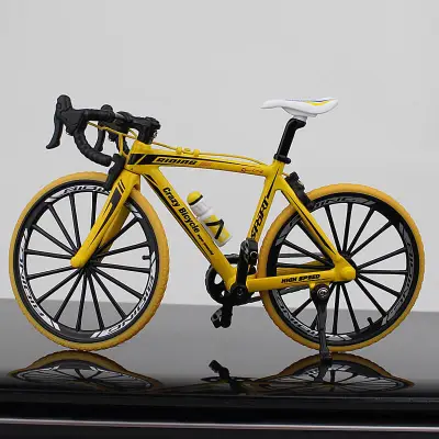 Cool Drop Bike Model Alloy Toy Metal and Plastic Inertia Car Home Cake Ornament 1:10 Scale