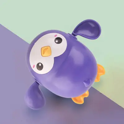 Cute Penguin Whale Shape Floatable Plastic Bath Toys for Kids