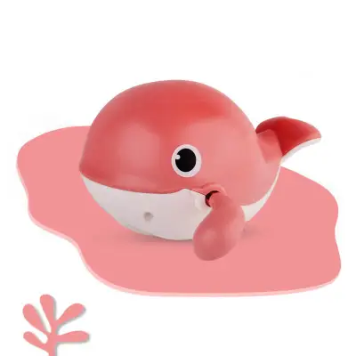 Cute Penguin Whale Shape Floatable Plastic Bath Toys for Kids