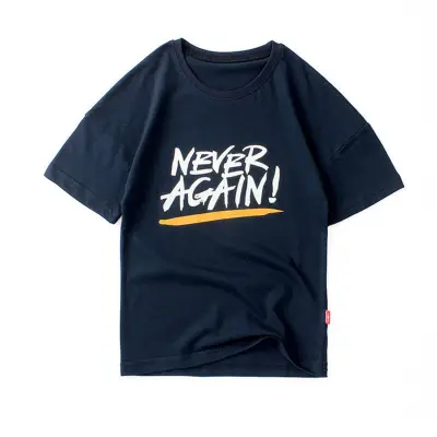 Boys Fashion Round Neck Short Sleeve Cartoon Letter Printed T-shirt