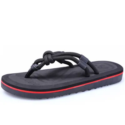 Men Outdoor Casual EVA Flip Flops Youth Trend Frosted Open Toe PVC Sole Size 6.5-10