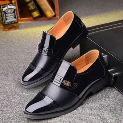 Size:6.5-12 Men Fashion Low Cut PU Leather Shoes Rubber Outsole